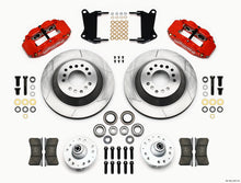 गैलरी व्यूवर में इमेज लोड करें, Wilwood Narrow Superlite 6R Front Hub &amp; 1PC Rtr Kit 12.88in-Red 67-69 Camaro 64-72 Nova Chevelle