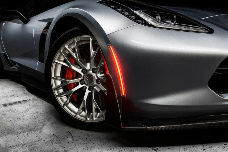 Oracle Chevrolet Corvette C7 Concept Sidemarker Set - Ghosted - Black (GBA)