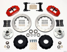गैलरी व्यूवर में इमेज लोड करें, Wilwood Narrow Superlite 6R Front Hub Kit 13.06in Red Chevy C-10 60-87 CPP Drop Spindle