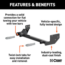 Load image into Gallery viewer, Curt Custom Tow Bar Base Plate for 97-06 Jeep Wrangler TJ