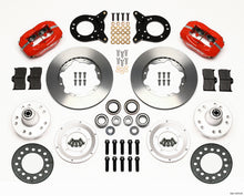 गैलरी व्यूवर में इमेज लोड करें, Wilwood Forged Dynalite Front Kit 11.00in Red 1970-1973 Mustang Disc &amp; Drum Spindle