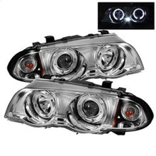 Laden Sie das Bild in den Galerie-Viewer, Spyder BMW E46 3-Series 99-01 4DR Projector 1PC LED Halo Amber Reflctr Chrm PRO-YD-BMWE46-4D-HL-AM-C