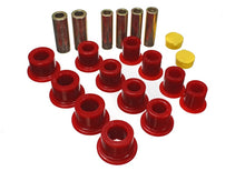 Carica l'immagine nel visualizzatore di Gallery, Energy Suspension 00-04 Ford Excursion 4WD / 99-04 F250/F350 4WD Red Front Leaf Spring Bushing Set