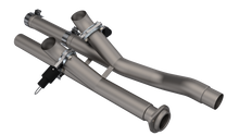 Cargar imagen en el visor de la galería, QTP 17-18 Ford Raptor EC/CC 2.5in 304SS Aggressor Cutout Dual Mid Pipes