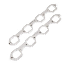 Laden Sie das Bild in den Galerie-Viewer, Stainless Works SBF Victor Senior Heads Square Port Header 304SS Exhaust Flanges 1-7/8in Primaries