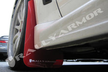 Carica l'immagine nel visualizzatore di Gallery, Rally Armor 2008+ Mitsubishi EVO X UR Red Mud Flap w/ White Logo