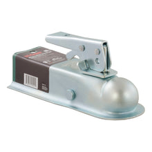 Load image into Gallery viewer, Curt 1-7/8in Straight-Tongue Coupler w/Posi-Lock (2in Channel 2000lbs Zinc)
