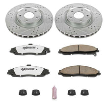 Carica l&#39;immagine nel visualizzatore di Gallery, Power Stop 05-07 Cadillac XLR Front Z26 Street Warrior Brake Kit