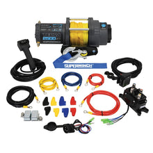 Laden Sie das Bild in den Galerie-Viewer, Superwinch 2500 LBS 12 V DC 3/16in x 40ft Synthetic Rope Terra 2500SR Winch - Gray Wrinkle