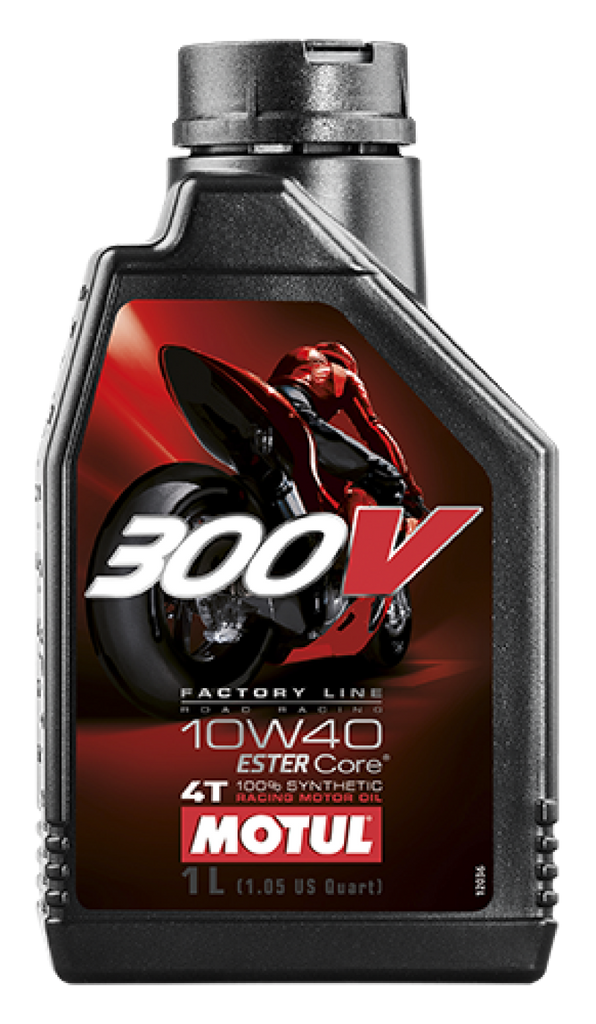 Motul 1L Synthetic-ester Oil 300V Factory Line Road Racing 10W40 - Single image 1