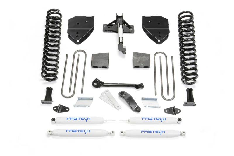 Fabtech 17-20 Ford F250/350 4WD Diesel 4in Basic System w/Perf. Shocks