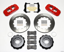 Cargar imagen en el visor de la galería, Wilwood AERO4 Rear Kit 14.25in Red 2006-10 Magnum/Challngr/Chrgr/300C
