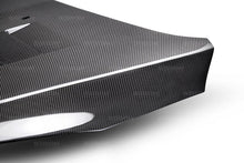 Carica l&#39;immagine nel visualizzatore di Gallery, Seibon 15-16 Ford Focus TS-Style Gloss Finish Carbon Fiber Hood