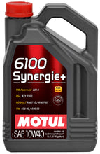 Load image into Gallery viewer, Motul 5L Technosynthese Engine Oil 6100 SYNERGIE+ 10W40 4X5L - Single  image 1
