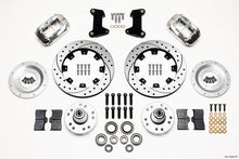 गैलरी व्यूवर में इमेज लोड करें, Wilwood Forged Dynalite Front Kit 12.19in Drilled Polished 74-80 Pinto/Mustang II Disc Spindle only