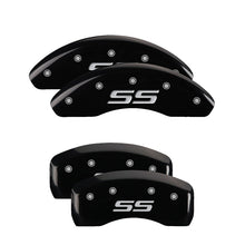Charger l&#39;image dans la galerie, MGP Front set 2 Caliper Covers Engraved Front MGP Yellow finish black ch
