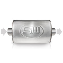 Laden Sie das Bild in den Galerie-Viewer, Stainless Works 2.5in ID CENTER INLET/ 2.5in OD CENTER OUTLET 5inX9in