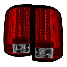 Carica l&#39;immagine nel visualizzatore di Gallery, Spyder GMC Sierra 07-13 (Not 3500 Dually 4 Rear Wheels)LED Tail Lights Red Clear ALT-YD-GS07-LED-RC