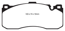 गैलरी व्यूवर में इमेज लोड करें, EBC 08-10 BMW 135 3.0 Twin Turbo Yellowstuff Front Brake Pads