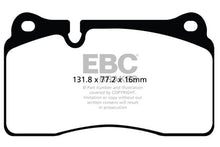 Charger l&#39;image dans la galerie, EBC 11-14 Audi TT RS 2.5 Turbo Yellowstuff Front Brake Pads