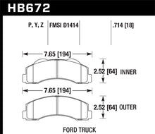 गैलरी व्यूवर में इमेज लोड करें, Hawk 10-14 Ford F-150 Front Super Duty Brake Pads