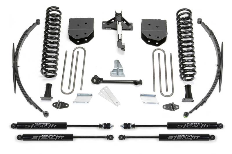 Fabtech 08-16 Ford F250/350 4WD 8in Basic System w/Stealth Shocks