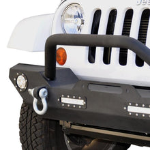 गैलरी व्यूवर में इमेज लोड करें, DV8 Offroad 07-18 Jeep Wrangler JK/JL FS-7 Mid Length Steel Front Bumper w/ LED Lights