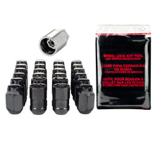 Laden Sie das Bild in den Galerie-Viewer, McGard 6 Lug Hex Install Kit w/Locks (Cone Seat Nut) M12X1.5 / 13/16 Hex / 1.5in. Length - Black