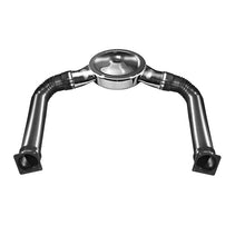 Cargar imagen en el visor de la galería, Spectre Air Box Kit 14in. / Dual 135 Degree Inlets - Chrome w/Black Ducts