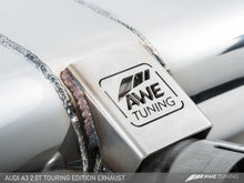 Cargar imagen en el visor de la galería, AWE Tuning Audi 8V A3 Touring Edition Exhaust - Dual Outlet Diamond Black 90 mm Tips