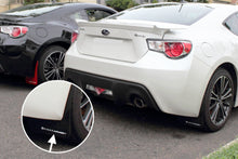 Carica l'immagine nel visualizzatore di Gallery, Rally Armor 13+ Subaru BRZ / 13+ Scion FR-S UR Black Mud Flap w/ White Logo