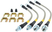 Charger l&#39;image dans la galerie, StopTech 4/90-99 Mistsubishi 3000GT Stainless Steel Front Brake lines