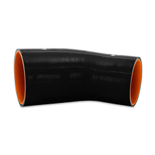 गैलरी व्यूवर में इमेज लोड करें, Mishimoto Silicone Reducer Coupler 45 Degree 3in to 3.75in - Black