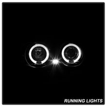 Charger l&#39;image dans la galerie, Spyder 99-01 BMW E46 3 Series 4DR Projector Headlights 1PC LED Halo (PRO-YD-BMWE46-4D-HL-AM-BSM)