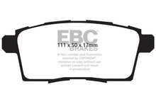 Charger l&#39;image dans la galerie, EBC 06-08 Ford Edge 3.5 2WD Ultimax2 Rear Brake Pads