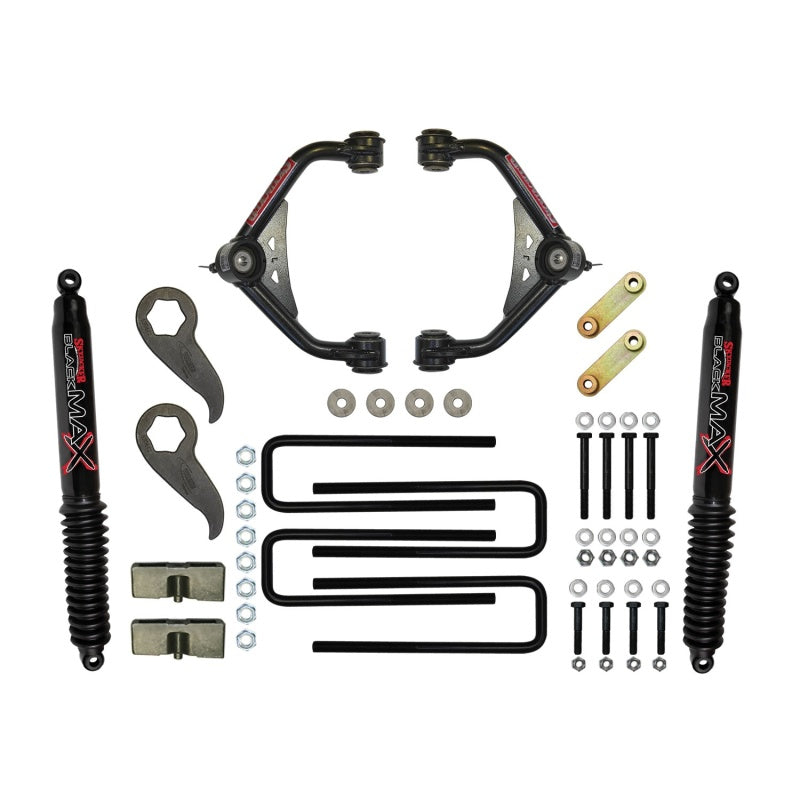 Skyjacker 11-19 GM 2500HD/3500HD 2WD/4WD 3-3.5in UCA Lift Kit w/Rear Black Max B8500 Shocks