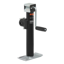 Carica l&#39;immagine nel visualizzatore di Gallery, Curt Pipe-Mount Swivel Jack w/Side Handle (2000lbs 10in Travel)