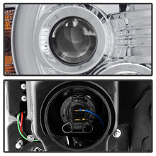 Cargar imagen en el visor de la galería, Spyder GMC Sierra 14-16 Projector Headlights Light Bar DRL Chrm PRO-YD-GS14V2-LBDRL-C