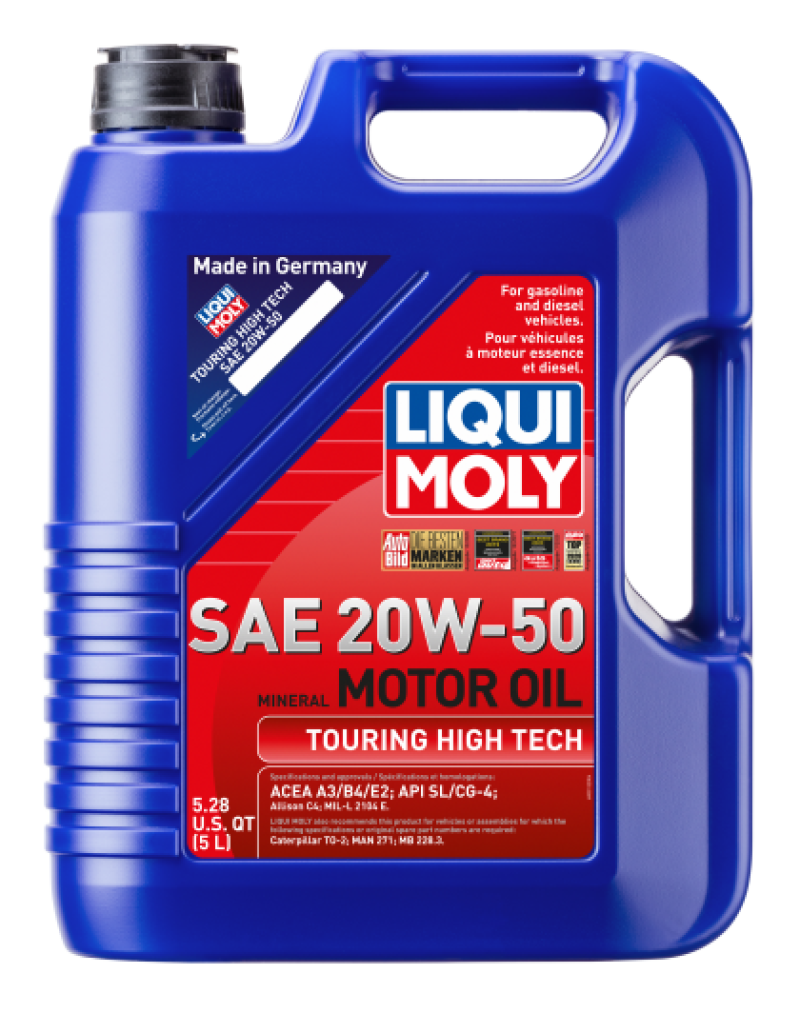 LIQUI MOLY 5L Touring High Tech Motor Oil 20W50 image 1