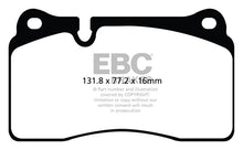 Charger l&#39;image dans la galerie, EBC 11-14 Audi TT RS 2.5 Turbo Yellowstuff Front Brake Pads