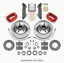 गैलरी व्यूवर में इमेज लोड करें, Wilwood Forged Dynalite-M Front Kit 11.88in 1 PC Rotor&amp;Hub Red Cadillac 1957-60