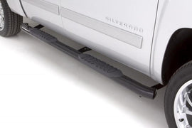 Lund 2009+ Dodge Ram 1500/2500/3500 Crew Cab 5in Oval Curved Steel Nerf Bars - Black