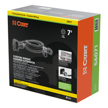 Load image into Gallery viewer, Curt 95-10 Dodge Ram 2500 7ft Custom Wiring Harness Extension (Adds 7-Way RV Blade to Truck Bed)