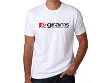 Laden Sie das Bild in den Galerie-Viewer, Grams Performance and Design Logo White T-Shirt - XL