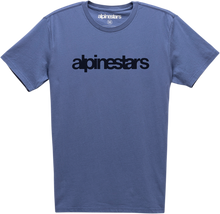 Cargar imagen en el visor de la galería, ALPINESTARS Heritage Word T-Shirt - Blue - Large 12107300672L
