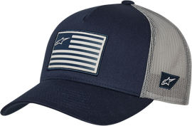 ALPINESTARS Flag Hat - Snapback - Navy/Gray - One Size 1211810137011OS