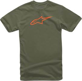 ALPINESTARS Ageless T-Shirt - Military/Orange - Large 1032720306940L