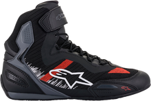 Cargar imagen en el visor de la galería, ALPINESTARS Faster-3 Rideknit Shoes - Black/Gray/Red - US 13 2510319116513