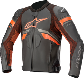ALPINESTARS GP Plus R v3 Rideknit? Leather Jacket
 - Black/Red Fluo - US 44 / EU 54 3100321-1030-54
