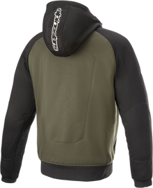 ALPINESTARS Chrome Hoodie - Black/Green - 3XL 4200918-1681-3X